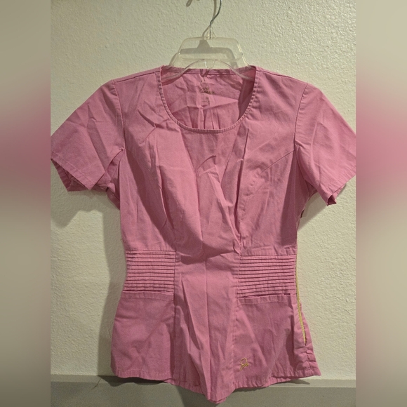 Jaanuu Pink Scrub Top XS - Picture 1 of 5